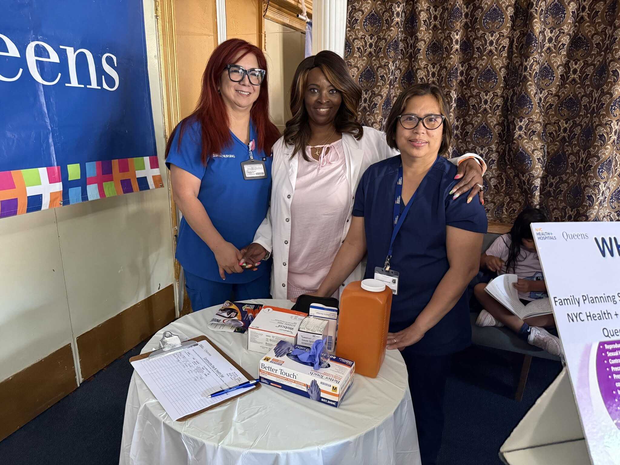 NGBM volunteers at a community health fair