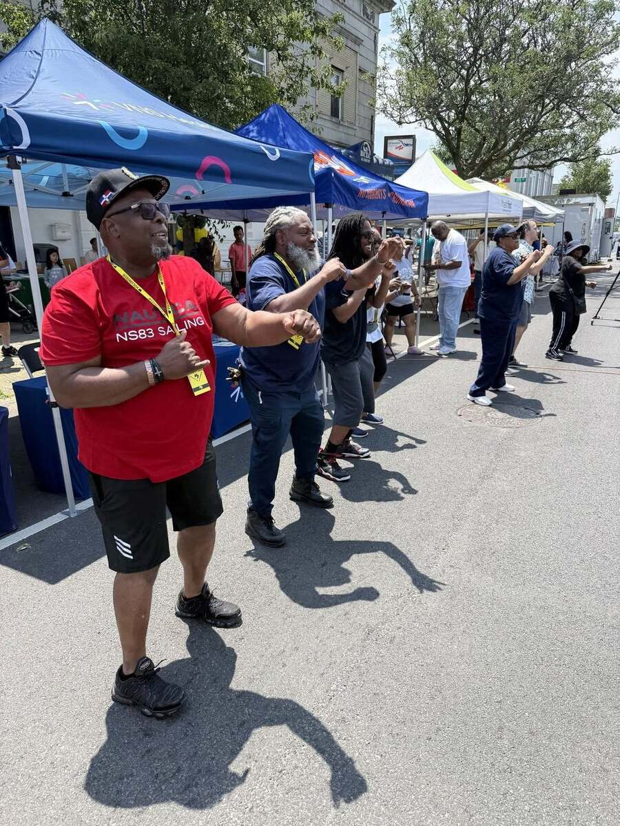 NGBM members at a community street event